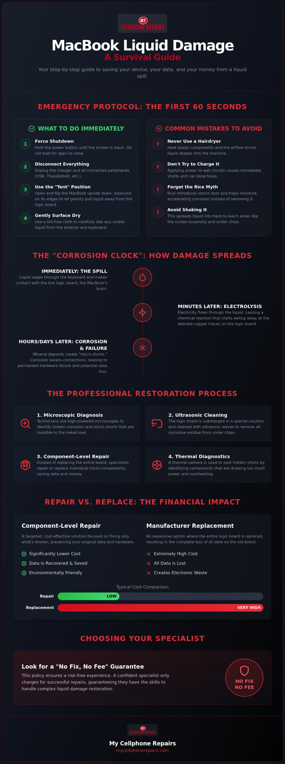 MacBook Liquid Damage Repair: The 2026 Emergency & Restoration Guide